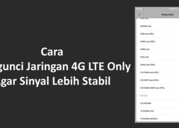 Cara Lock 4G LTE Only Di Semua HP Android