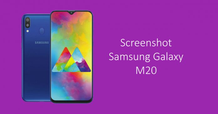 Cara screenshot Samsung Galaxy M20